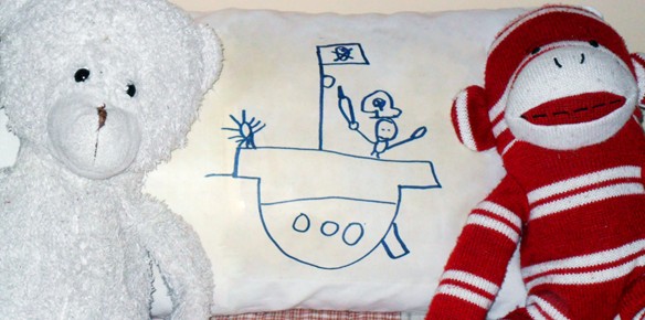 digital craft- kids' pillow